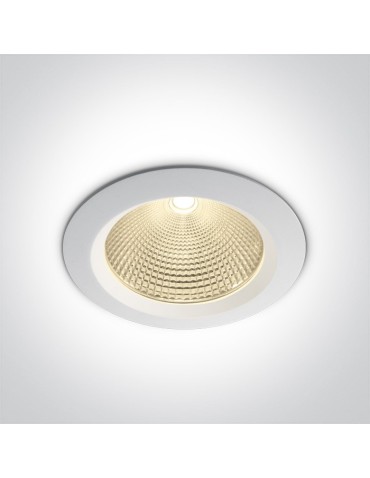 One Light Wpust lampa LED uniwersalna biała Peplos 4 10160CA/W/W