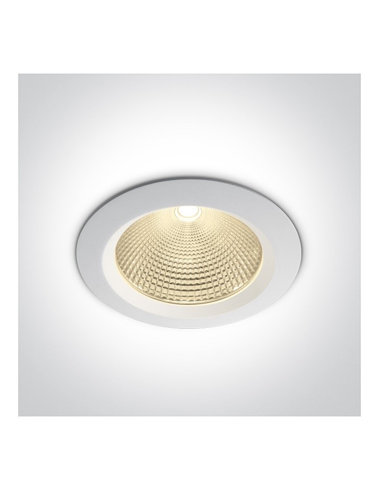 Flush-mounted lamps - pendants - One Light recessed LED universal lamp white Peplos 4 10160CA/W/W - product kolory-swiatla.pl 1