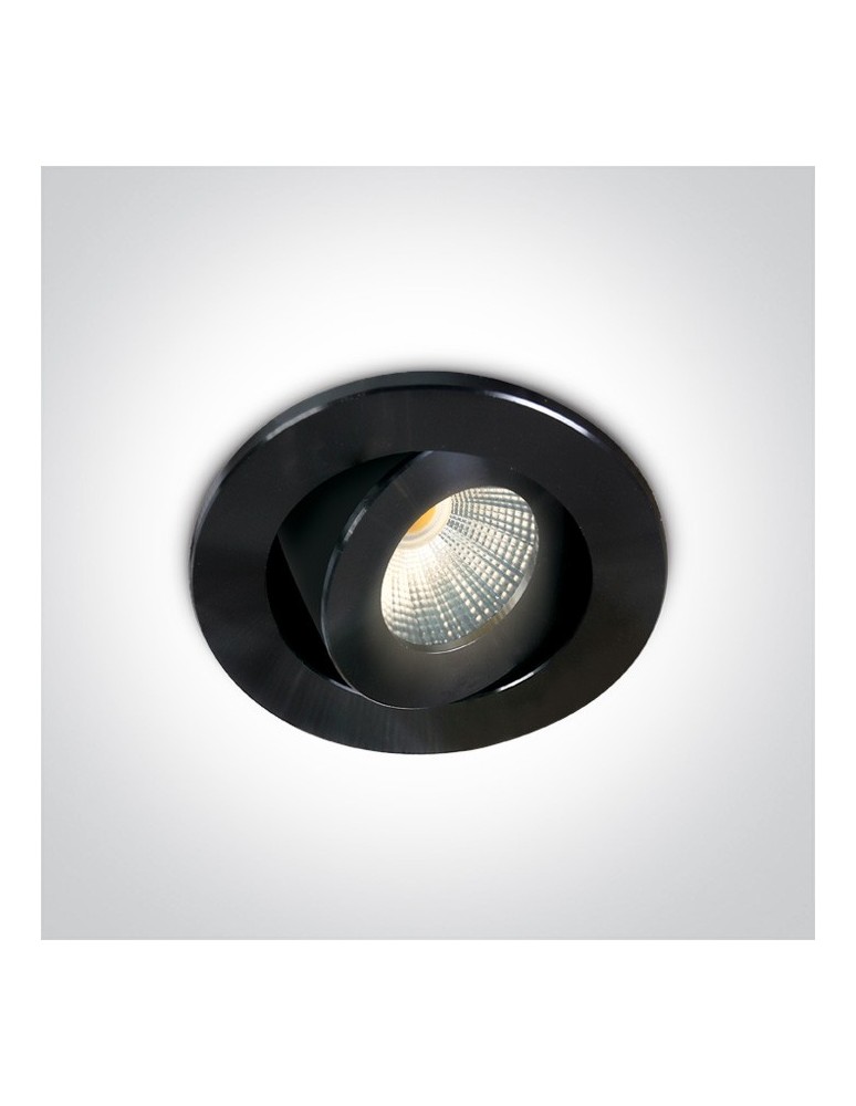 Flush-mounted lamps - pendants - One Light LED mini lamp for living room black Psari 11103B/B/W - product kolory-swiatla.pl 1
