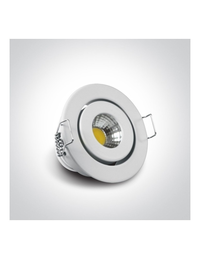 Flush-mounted lamps - pendants - One Light LED mini lamp for living room white Psari 11103B/W/W - product kolory-swiatla.pl 2