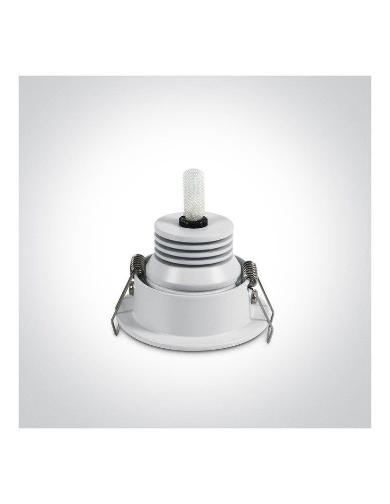 Flush-mounted lamps - pendants - One Light LED mini lamp for living room white Psari 11103B/W/W - product kolory-swiatla.pl 3