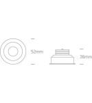 Flush-mounted lamps - pendants - One Light LED mini lamp for living room white Psari 11103B/W/W - product 4