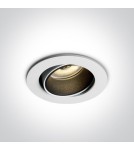 Flush-mounted lamps - pendants - One Light LED interchangeable ring lamp Medousa 11104K/W/W - product 1