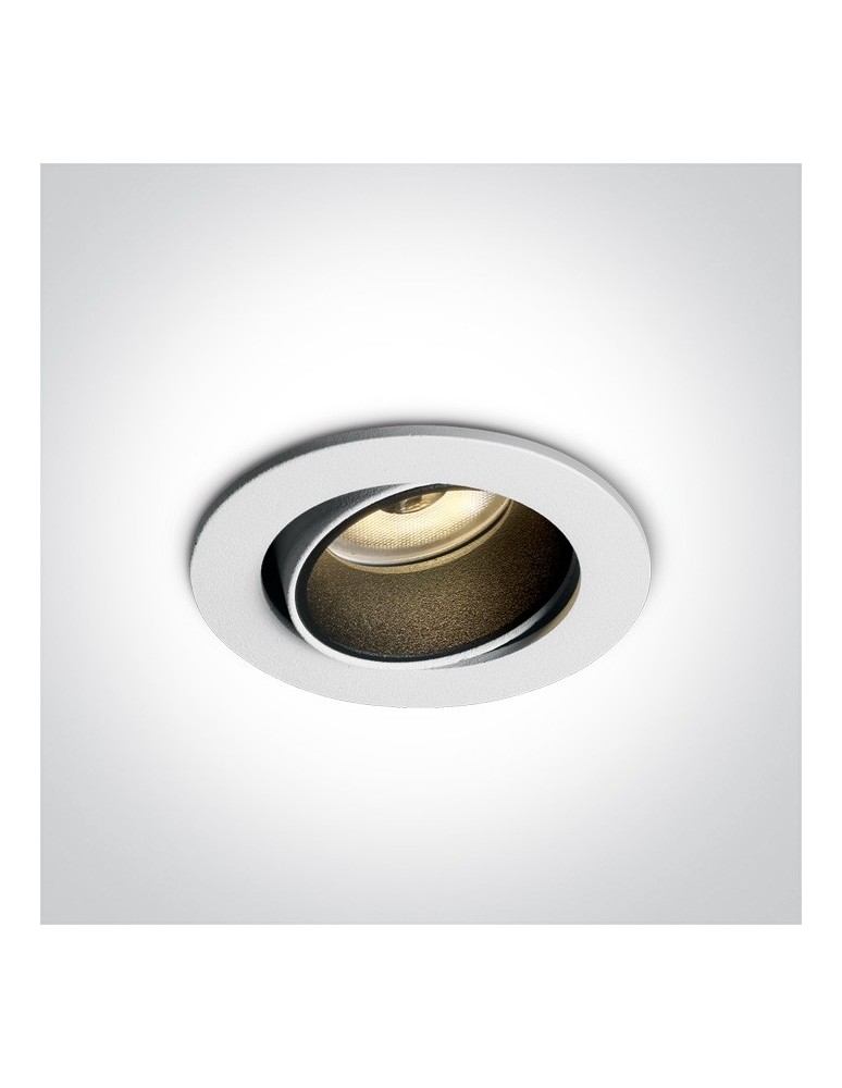 Flush-mounted lamps - pendants - One Light LED interchangeable ring lamp Medousa 11104K/W/W - product kolory-swiatla.pl 1