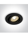 One Light black GU10 Koraku 11105A1/B recessed inlet