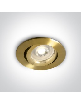One Light matte brass GU10 Koraku 11105A1/BBS drop-in