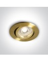 One Light matte brass GU10 Koraku 11105A1/BBS drop-in