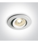 Round flush-mounted lamps - One Light white GU10 Koraku 11105A1/W recessed inlet - product 1