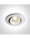 One Light white GU10 Koraku 11105A1/W recessed inlet