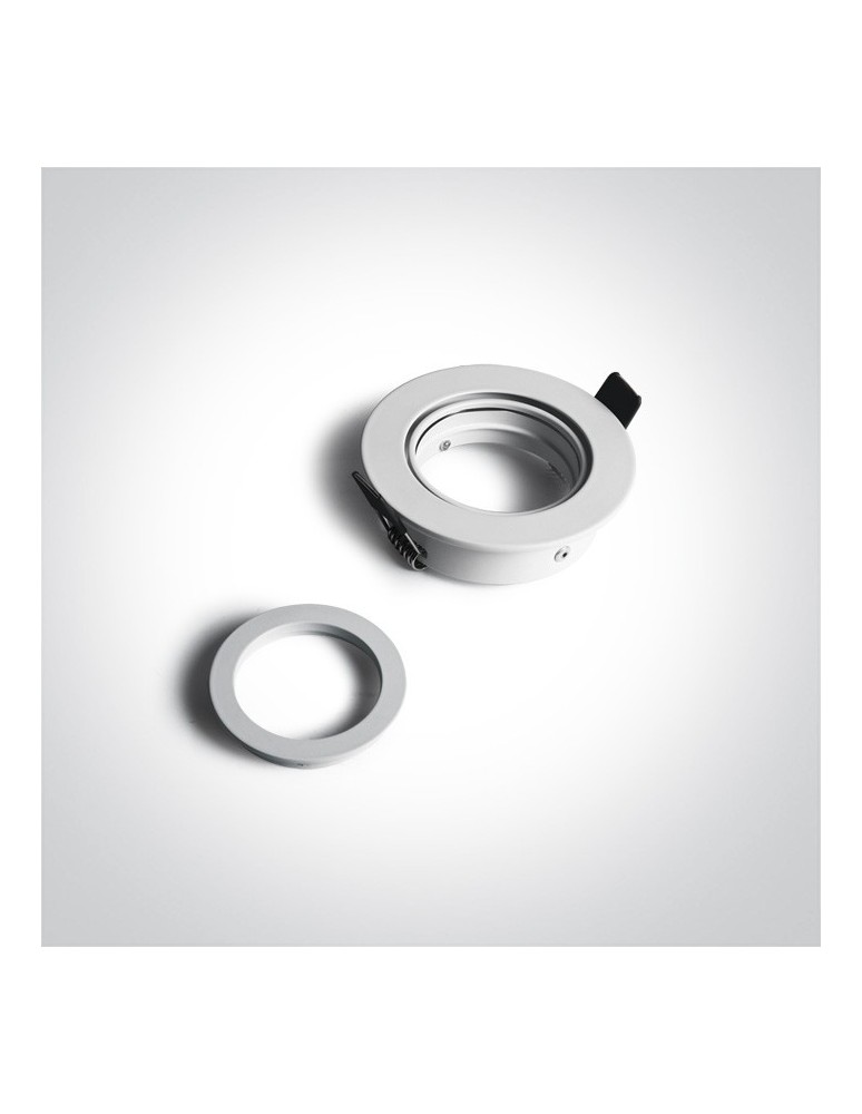 Round flush-mounted lamps - One Light white GU10 Koraku 11105A1/W recessed inlet - product kolory-swiatla.pl 2