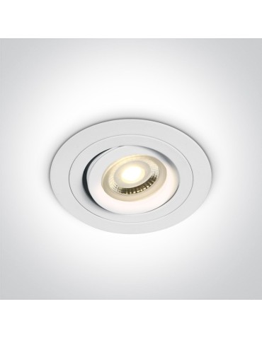 One Light recessed lamp white hotel Kaliana 11105ABG/W