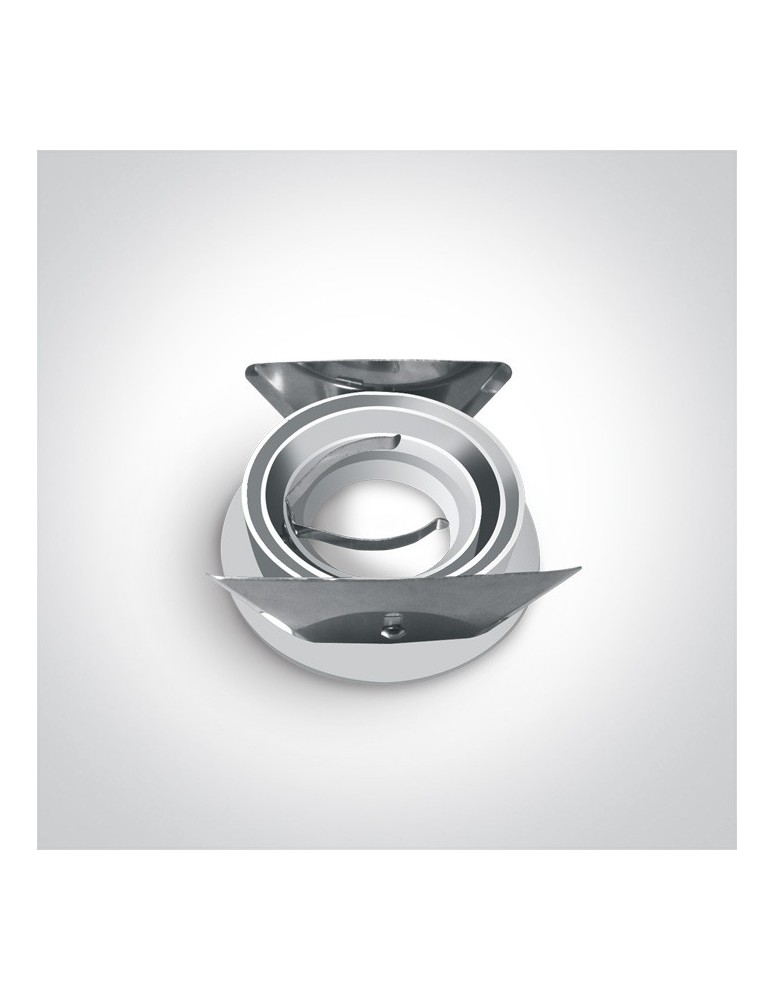 Round flush-mounted lamps - One Light recessed bedroom lamp white Kakopetria 11105ABGL/B - product kolory-swiatla.pl 2