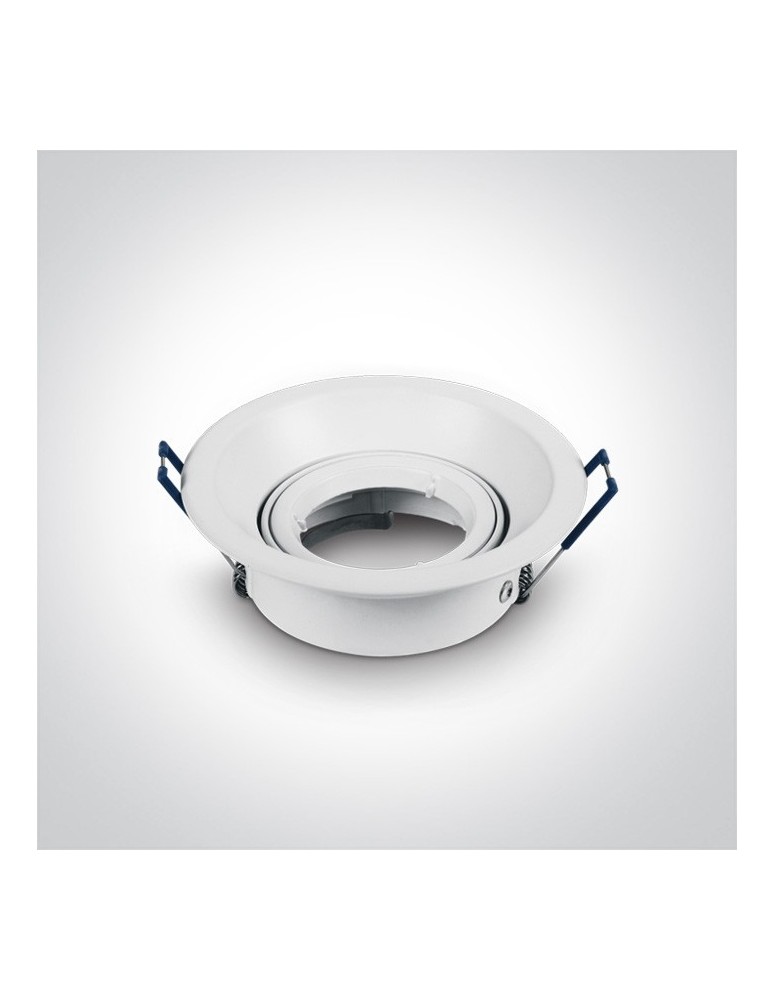 Round flush-mounted lamps - One Light Moniatis 11105CDG/W adjustable white drop in. - product kolory-swiatla.pl 2