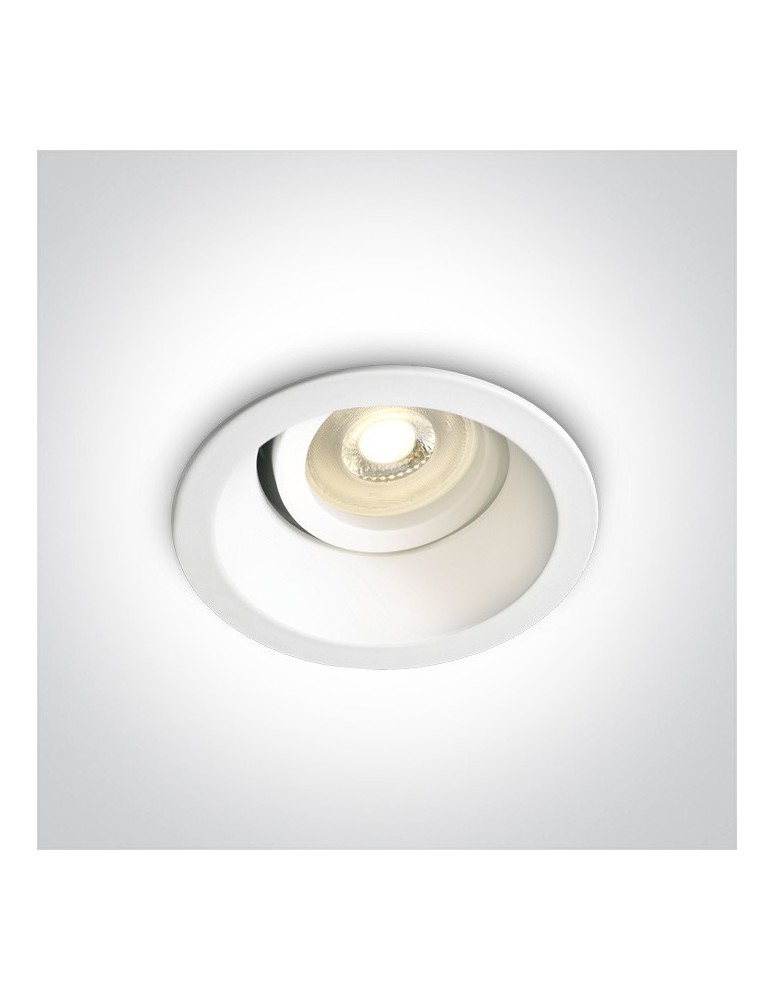 Round flush-mounted lamps - One Light drop in lamp for kitchen white Paleomilos 11105D4/W - product kolory-swiatla.pl 1