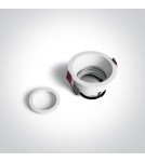 Round flush-mounted lamps - One Light drop in lamp for kitchen white Paleomilos 11105D4/W - product 2