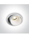One Light recessed adjustable lamp white Trimiklini 11105D8/W
