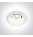 Flush-mounted lamps - pendants - One Light kitchen recessed lamp white Amiandos 11105DT/W - product 1