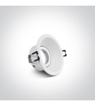 Flush-mounted lamps - pendants - One Light kitchen recessed lamp white Amiandos 11105DT/W - product 2