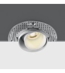 Frameless flush-mounted lamps - trimless - One Light Omodos 11105DTR/W adjustable white recessed drain. - product 1