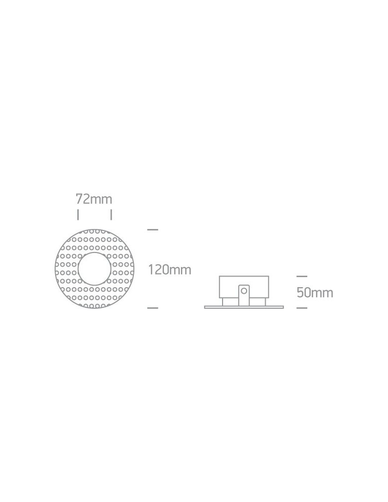 Frameless flush-mounted lamps - trimless - One Light Omodos 11105DTR/W adjustable white recessed drain. - product kolory-swiatla.pl 3