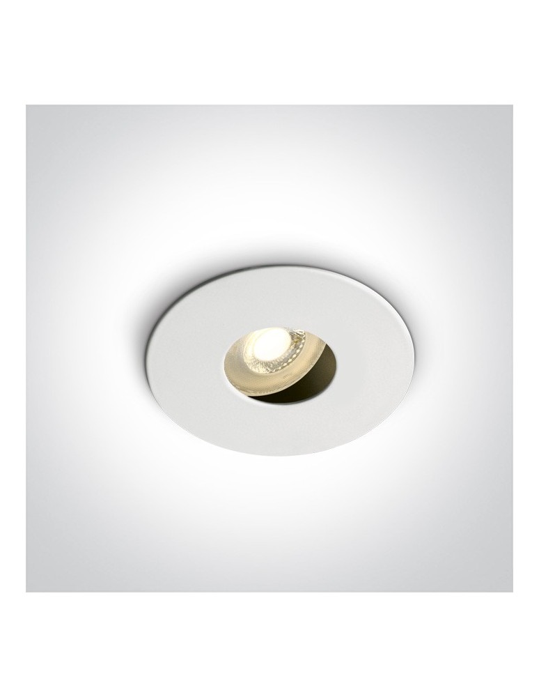 Flush-mounted lamps - pendants - One Light white kitchen recessed adjustable Arsos 11105E/W. - product kolory-swiatla.pl 1
