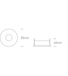 Flush-mounted lamps - pendants - One Light white kitchen recessed adjustable Arsos 11105E/W. - product 3