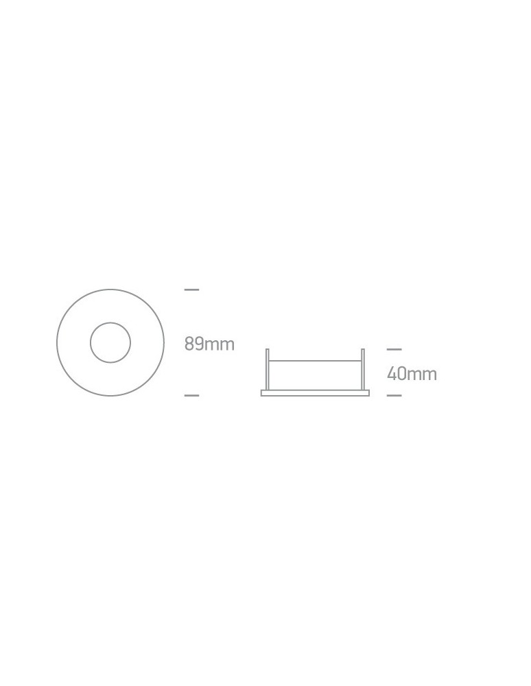Flush-mounted lamps - pendants - One Light white kitchen recessed adjustable Arsos 11105E/W. - product kolory-swiatla.pl 3