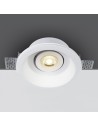 One Light recessed white gypsum bedroom recess Praitori 11105GT4