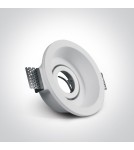 Frameless flush-mounted lamps - trimless - One Light recessed white gypsum bedroom recess Praitori 11105GT4 - product 2