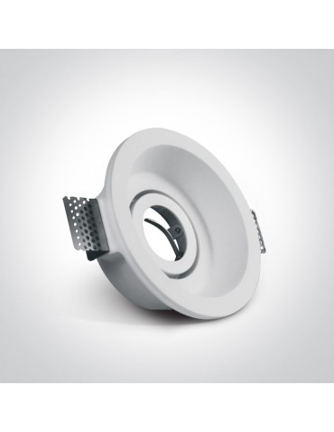 One Light recessed white gypsum bedroom recess Praitori 11105GT4 - product 2