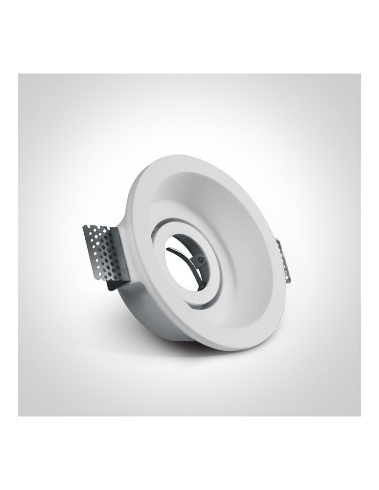 Frameless flush-mounted lamps - trimless - One Light recessed white gypsum bedroom recess Praitori 11105GT4 - product kolory-swiatla.pl 2