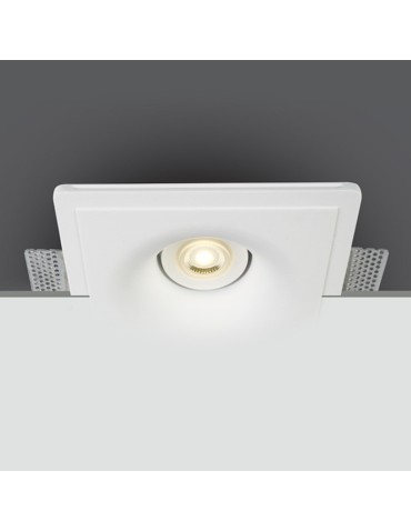 One Light Jerasa 11105GT5 square white gypsum drop.