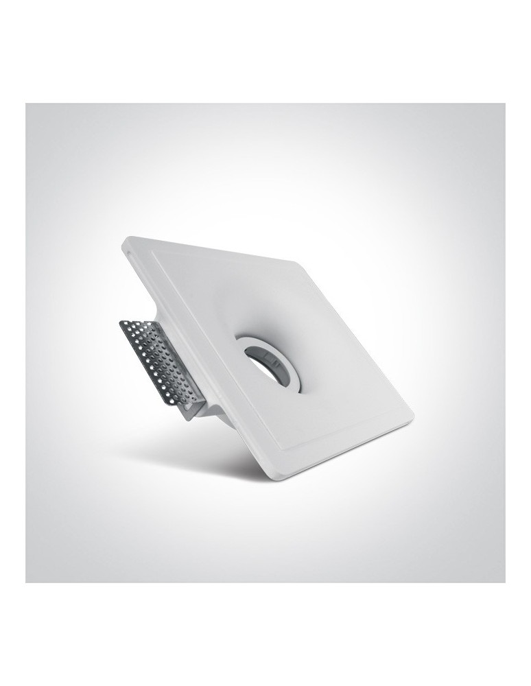 Frameless flush-mounted lamps - trimless - One Light Jerasa 11105GT5 square white gypsum drop. - product kolory-swiatla.pl 2