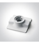 Frameless flush-mounted lamps - trimless - One Light Jerasa 11105GT5 square white gypsum drop. - product 3