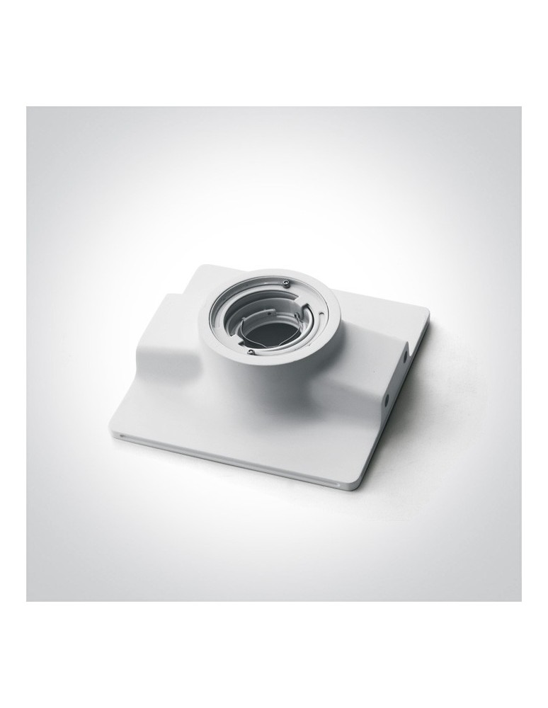 Frameless flush-mounted lamps - trimless - One Light Jerasa 11105GT5 square white gypsum drop. - product kolory-swiatla.pl 3