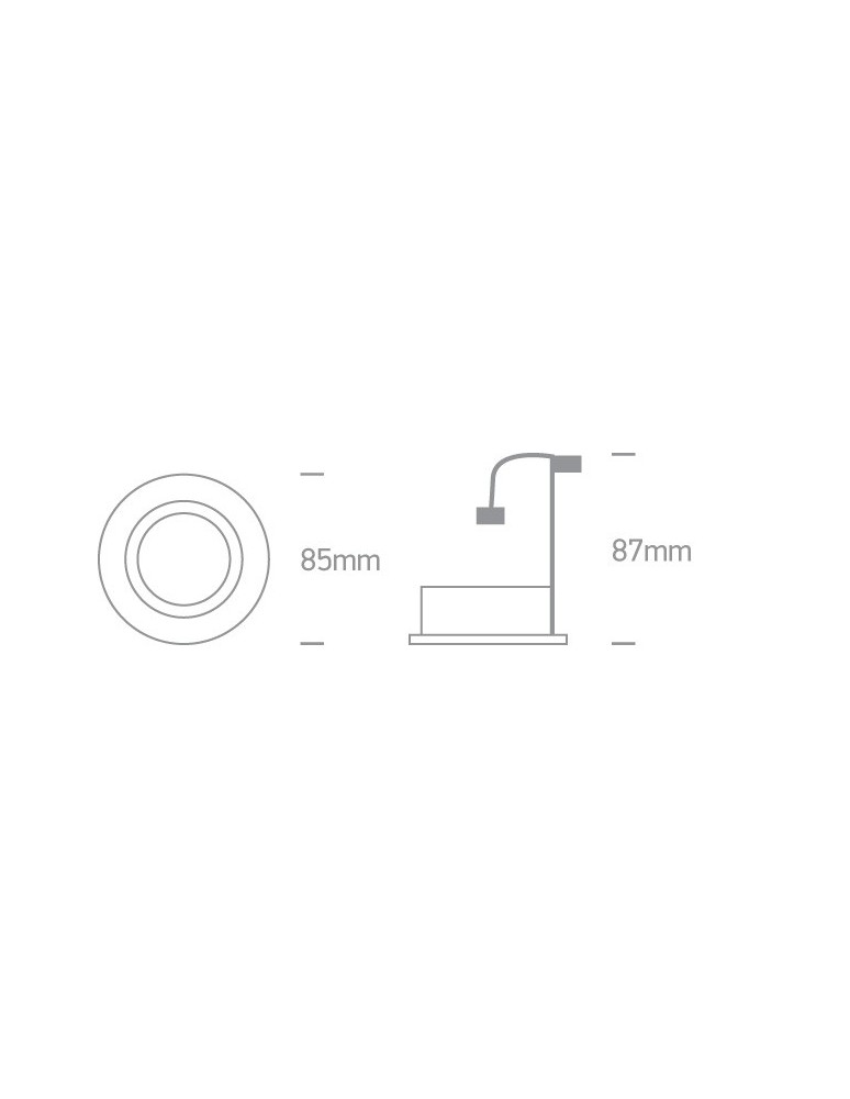 Flush-mounted lamps - pendants - One Light matte chrome classic bedroom recessed Matikoloni 11105GU/MC - product kolory-swiatla.pl 2