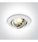 Flush-mounted lamps - pendants - One Light white classic bedroom recess Matikoloni 11105GU/MC - product 1
