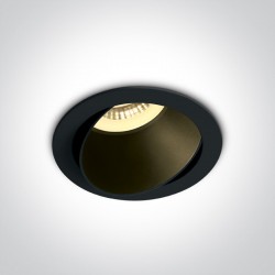 One Light Lampa LED do sypialni czarna Vitali 11105M/B/B