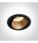 Round flush-mounted lamps - One Light LED bedroom lamp black brass Vitali 11105M/B/BS - product 1