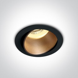 One Light Lampa LED do sypialni czarna mosiądz Vitali 11105M/B/BS