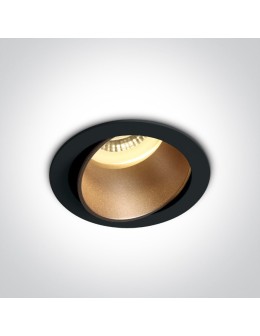 One Light Lampa LED do sypialni czarna mosiądz Vitali 11105M/B/BS