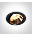 Round flush-mounted lamps - One Light LED bedroom lamp black copper Vitali 11105M/B/CU - product 1