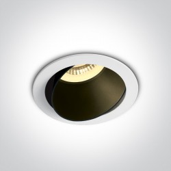 One Light Lampa LED do sypialni biała czarna Vitali 11105M/W/B