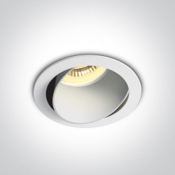 One Light Lampa LED do sypialni biała Vitali 11105M/W/W
