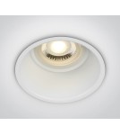 Flush-mounted lamps - pendants - One Light recessed kitchen lamp white Limnatis 11105TG/W - product 1
