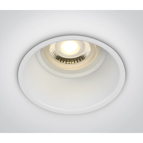 One Light Wpust lampa do kuchni biała Limnatis 11105TG/W