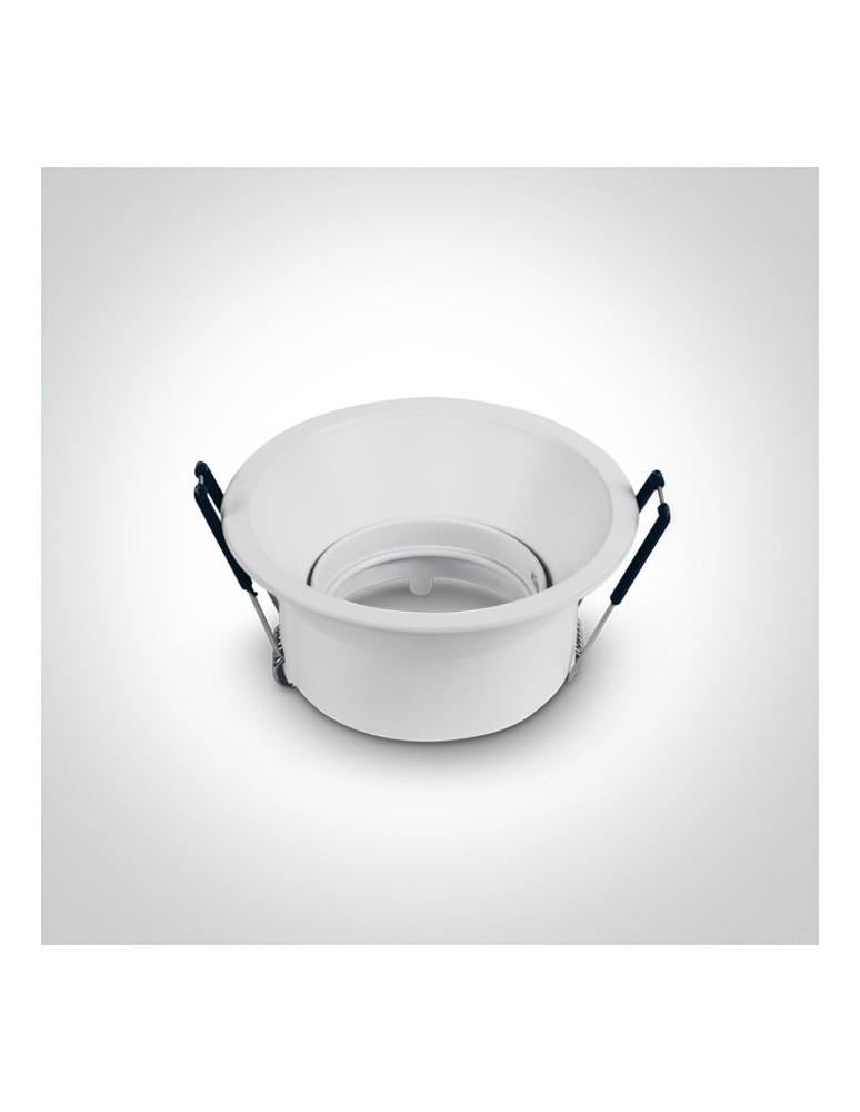 Flush-mounted lamps - pendants - One Light recessed kitchen lamp white Limnatis 11105TG/W - product kolory-swiatla.pl 2