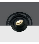 Frameless flush-mounted lamps - trimless - One Light LED bedroom black lamp Kapilio 11105TR/B - product 1