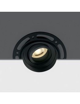 One Light Lampa czarna LED sypialnia Kapilio 11105TR/B