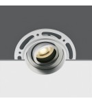 Frameless flush-mounted lamps - trimless - One Light LED bedroom white lamp Kapilio 11105TR/W - product 1